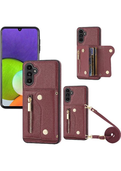Samsung Galaxy A04 Mini Sırt Çantası Uzun Kayış Hafif Büyük (Yurt Dışından)