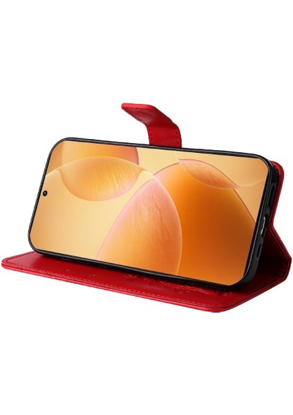 Xiaomi Poco X6 Pro 5g Için Flip Case Kart Yuvası Standı ile Kickstand Pu Çevirin (Yurt Dışından)