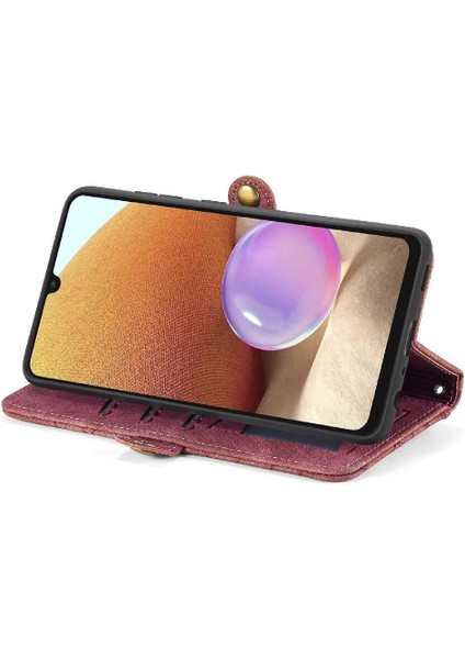 Samsung Galaxy A32 4g Için Flip Case Cüzdan Darbeye Kapak Kapak Deri (Yurt Dışından) fırsatları