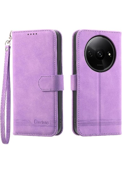 Xiaomi Redmi A3 Bileklik Premium Kart Yuvaları Için Flip Case Manyetik Nakit (Yurt Dışından) modelleri