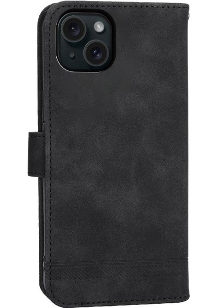 IPhone 15 Için Flip Case Artı Manyetik Kapatma Nakit Cep Premium Kart (Yurt Dışından) modelleri