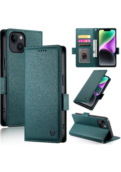 IPhone 14 Cüzdan Günlük Kullanım Için Flip Case Kartvizit Yuvaları (Yurt Dışından) modelleri