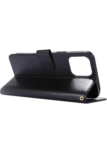 IPhone 12/12 Pro Bilek Kayışı Kickstand Kart Tutucu Manyetik Için Filp Durumda (Yurt Dışından)