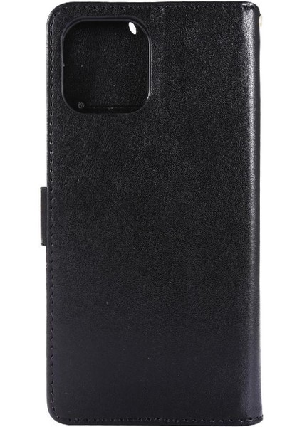 IPhone 12/12 Pro Bilek Kayışı Kickstand Kart Tutucu Manyetik Için Filp Durumda (Yurt Dışından)
