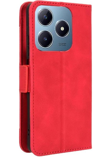 Realme C63 4g Için Kılıf Deri Cüzdan Kapak Manyetik Kapatma Ayarlanabilir (Yurt Dışından) modelleri