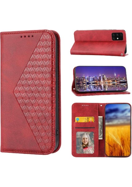 Samsung Galaxy A71 4g Standı Eşkenar Dörtgen Şekli Cüzdan Günlük Kullanım Için Flip Case (Yurt Dışından)