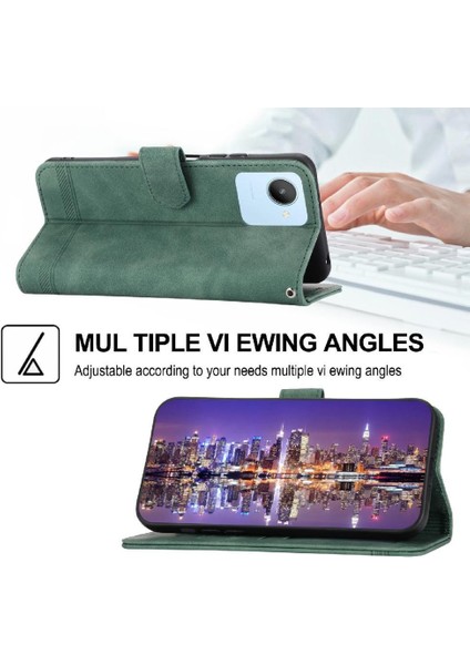 Realme C30 Nakit Cep Manyetik Kapatma Premium Bileklik Için Flip Case (Yurt Dışından) indirimleri