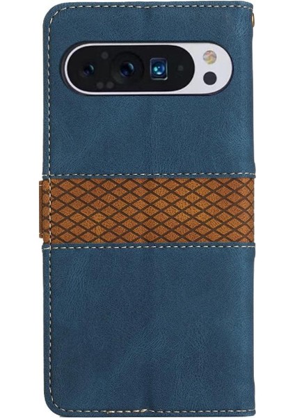 Google Pixel 9 Pro Çizilmeye Dayanıklı Kickstand Manyetik Için Cüzdan Kılıf (Yurt Dışından)