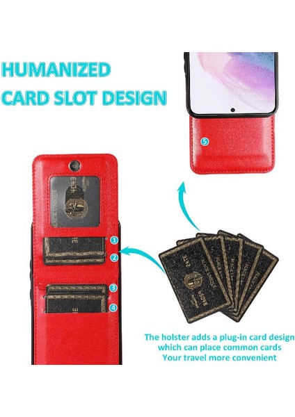 Samsung Galaxy S24 Artı Kılıf Cüzdan Kart Tutucu Premium ile Uyumlu (Yurt Dışından) modelleri