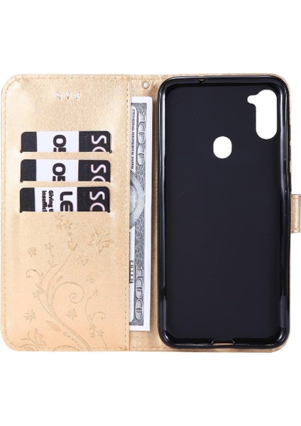 Samsung Galaxy A11 Için Kickstand Durumda Kart Tutucu Pu Deri Bilek (Yurt Dışından) indirimleri