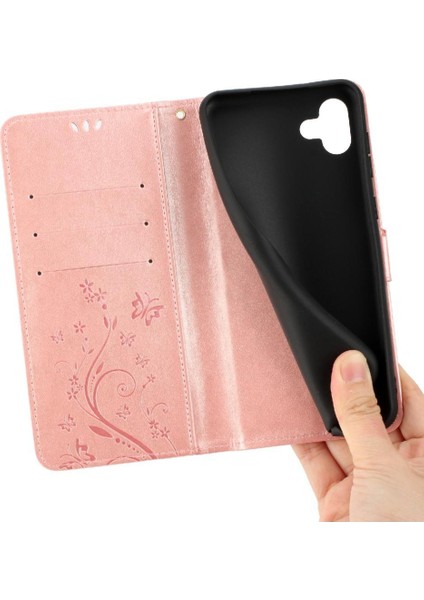 Samsung Galaxy A04 Kart Tutucu Için Kickstand Durumda Manyetik Kapatma Pu (Yurt Dışından) indirimleri