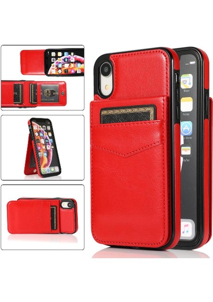 Kredi Toka ile IPhone Xr Premium Deri Çanta Cüzdan ile Uyumlu (Yurt Dışından) fırsatları