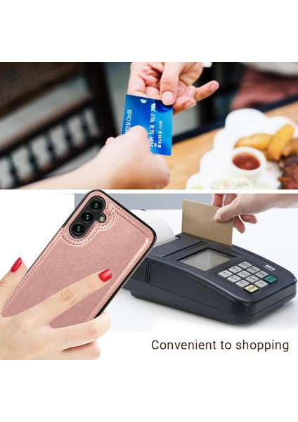 Samsung Galaxy A35 5g Kart Yuvaları Için Cüzdan Kılıf Pu Deri Kickstand (Yurt Dışından) modelleri