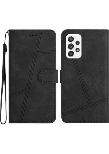 Samsung Galaxy A32 4g Için Flip Case Cüzdan Pu Deri Flip Folio Bilek (Yurt Dışından)