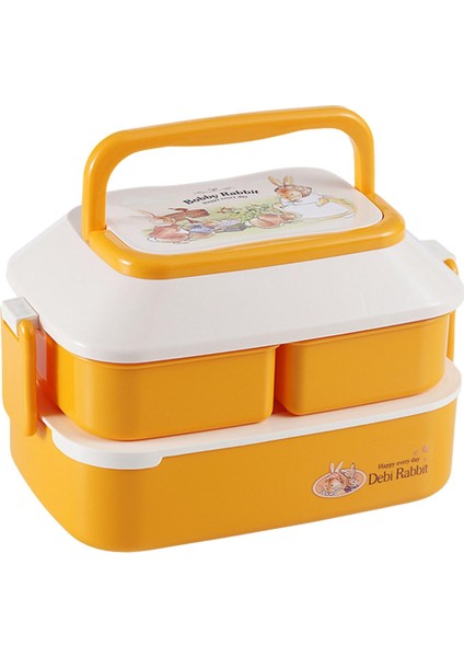 Bento Öğle Ği Kutusu 1.5l Aperatif Sebze Kabı Kamp Yürüyüş Çalışması Için Sarı (Yurt Dışından) indirimleri