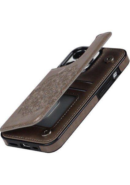 IPhone 14 Için Kart Tutucu Kılıf ile Cüzdan Pro Desen Çiçek Flip Pu (Yurt Dışından) fırsatları