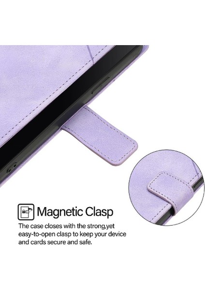 Tecno Pop 5c Manyetik Deri Kart Tutucu Cüzdan Flip Kapak Için Kılıf (Yurt Dışından)