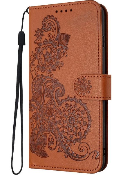 IPhone 16 Için Flip Case Pro Max Kickstand Koruyucu Pu Deri Manyetik (Yurt Dışından)