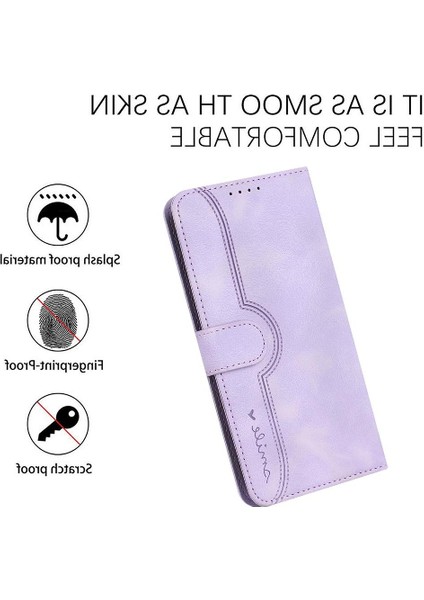 IPhone 16 Pro Max Durumda Premium Pu Dahili Mıknatıs Kapak ile Uyumlu (Yurt Dışından)