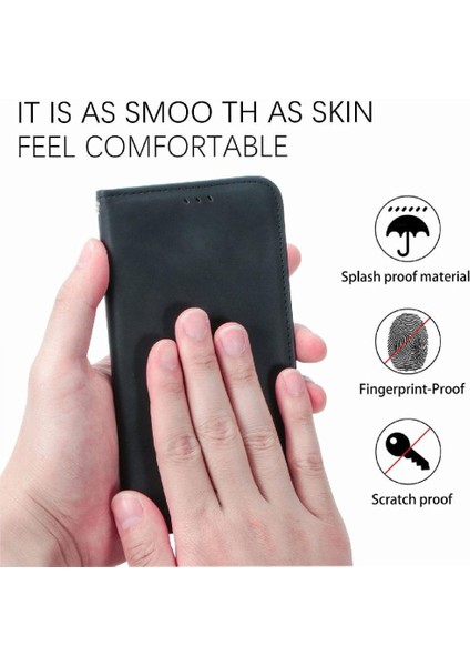 Huawei Pura 70 Pro Için Flip Case Cüzdan Darbeye Deri Kılıf Basit (Yurt Dışından)