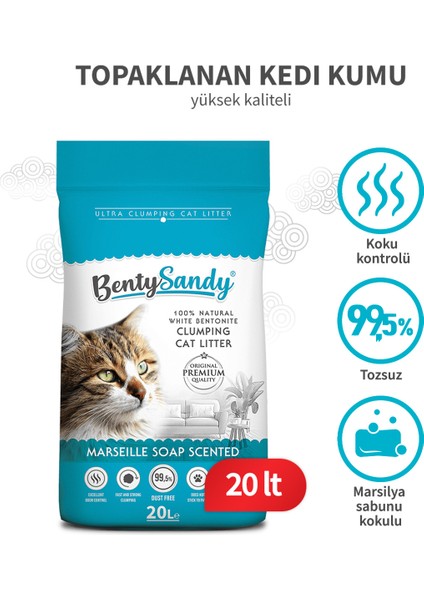 Marseille Soap Marsilya Sabunu Kokulu Topaklanan Kedi Kumu 20 Lt