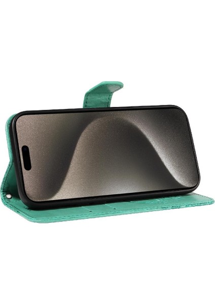 Kredi Kartı Yuvası ile IPhone 15 Pro Max Için Flip Case Ayrılabilir El Yüksek (Yurt Dışından)