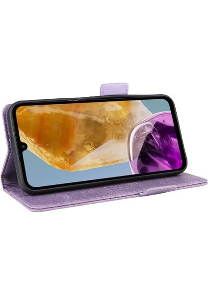 Toka Kapak Kickstand Manyetik ile Samsung Galaxy Flip Için Flip Case (Yurt Dışından)