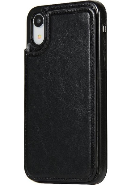 Kart Tutucu ile IPhone Xr Pu Deri Kickstand Kart Yuvaları Için Cüzdan Kılıf (Yurt Dışından) fırsatları