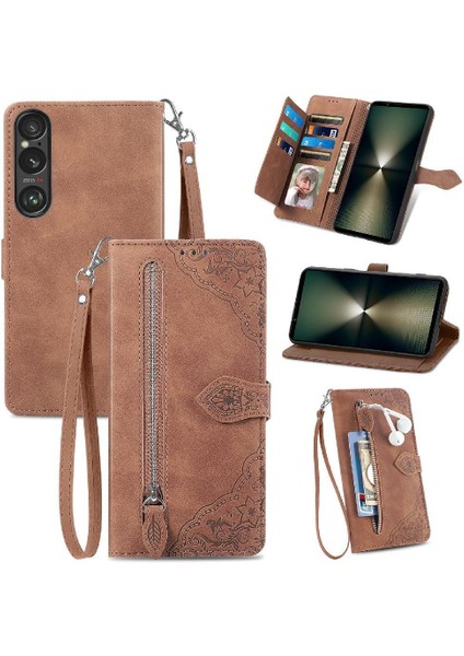 Sony Xperia 1 Vı Cüzdan Çoklu Kart Yuvası Çok Renkli Flip Case (Yurt Dışından)