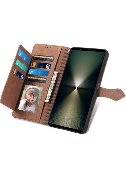 Sony Xperia 1 Vı Cüzdan Çoklu Kart Yuvası Çok Renkli Flip Case (Yurt Dışından)