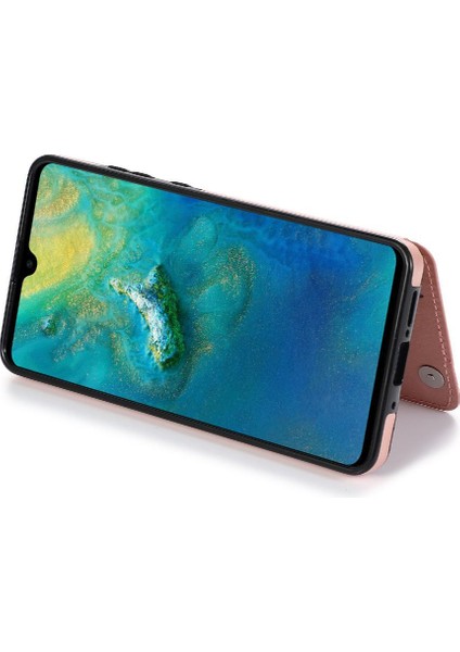 Cüzdan Kart Tutucu Kılıf ile Huawei Mate 20 Desen Çiçek Pu Deri (Yurt Dışından)