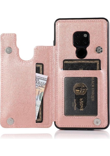 Cüzdan Kart Tutucu Kılıf ile Huawei Mate 20 Desen Çiçek Pu Deri (Yurt Dışından)