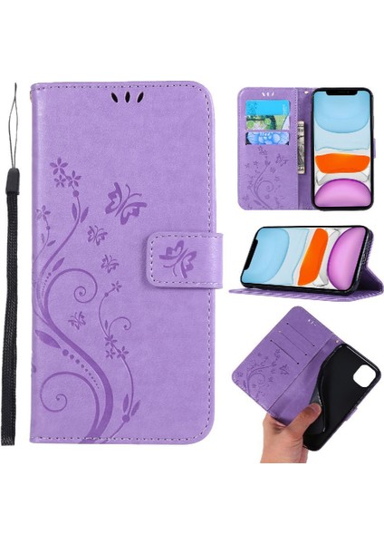 IPhone 12 Mini Pu Deri Kart Tutucu Kickstand Manyetik Için Filp Durumda (Yurt Dışından)