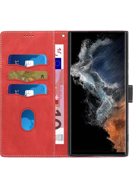 Samsung Galaxy S24 Ultra Manyetik Kapatma Çizik Bilek Için Cüzdan Kılıf (Yurt Dışından) fırsatları