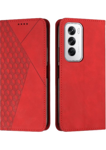 Oppo Oppo 12 5g Kickstand Kart Ekleme Pu Deri Cüzdan Için Flip Case (Yurt Dışından)