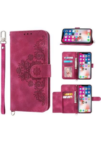 Iphone 11 X/xs Darbeye Dayanıklı Kabartmalı Çoklu Kredi Kartı Için Flip Case (Yurt Dışından)
