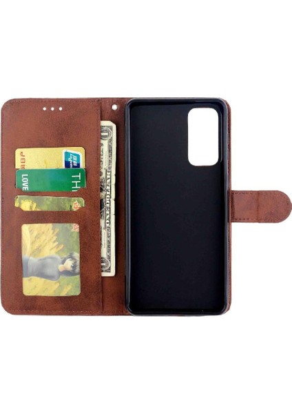Samsung Galaxy M55 Kart Tutucu Tam Koruma Kickstand Pu Için Filp Durumda (Yurt Dışından) modelleri