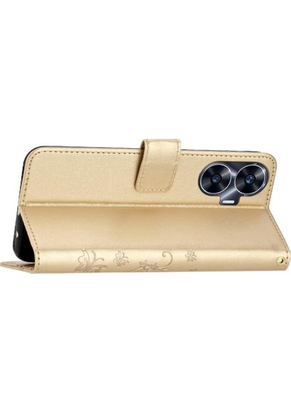 Realme C55 Pu Deri Kart Tutucu Manyetik Kapatma Kickstand Için Filp Durumda (Yurt Dışından) indirimleri