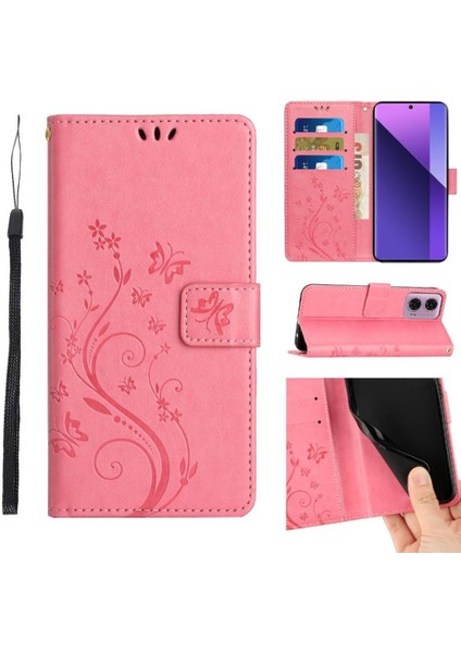 Motorola Moto G24 Kart Tutucu Pu Deri Bilek Kayışı Kapatma Için Filp Durumda (Yurt Dışından)