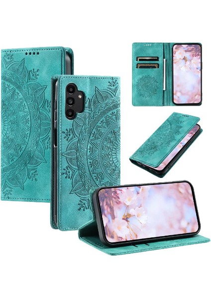 Samsung Galaxy A32 5g Pu Deri Yan Toka Darbeye Flip Case (Yurt Dışından)