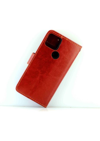 Google Piksel 5 Manyetik Kapatma Kart Tutucu Pu Deri Için Flip Case (Yurt Dışından)