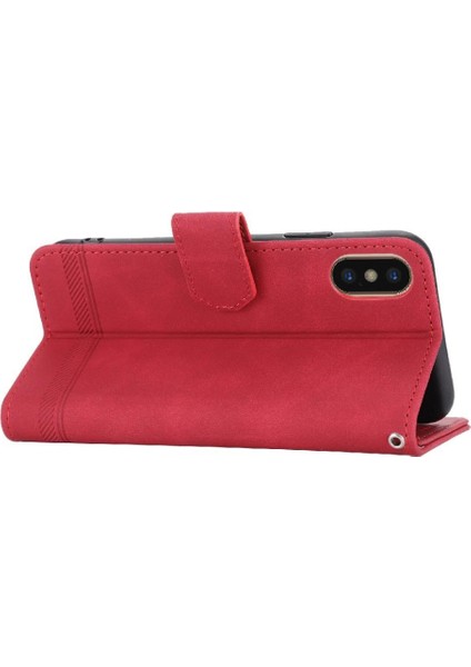 IPhone Xs Max Bileklik Manyetik Kapatma Premium Kart Yuvaları Için Flip Case (Yurt Dışından) fırsatları