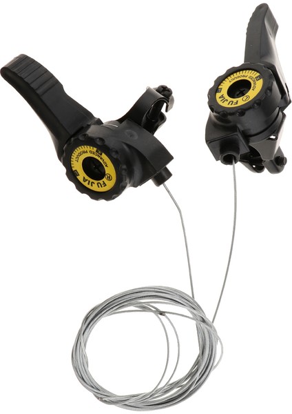 1 Çift 3x Dağ Bisikleti Başparmak Vites Değiştirici Üst Montaj Shifters Gümüş Renkli (Yurt Dışından) fiyatları