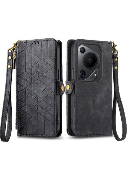 Huawei Pura 70 Için Flip Case Ultra Darbeye Cüzdan Kapak Kapak Basit (Yurt Dışından)