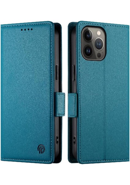 IPhone 13 Için Flip Case Pro Max Kartvizit Yuvaları Cüzdan Günlük Kullanım Flip (Yurt Dışından)