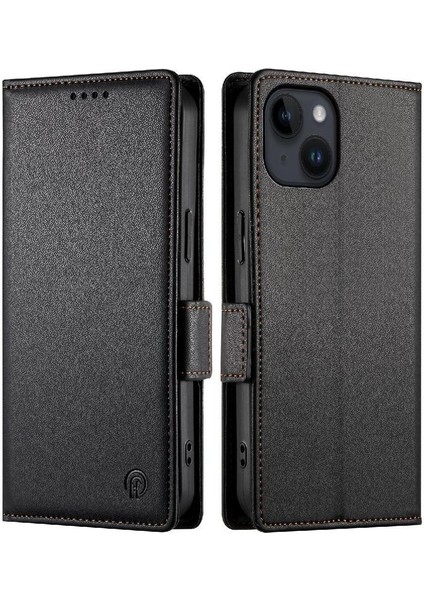 IPhone 14 Cüzdan Günlük Kullanım Için Flip Case Kartvizit Yuvaları (Yurt Dışından)