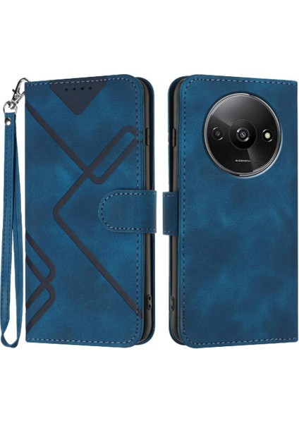 Kart Yuvası Standı ile Xiaomi Redmi A3 Için Flip Case Cüzdan Pu Deri (Yurt Dışından)