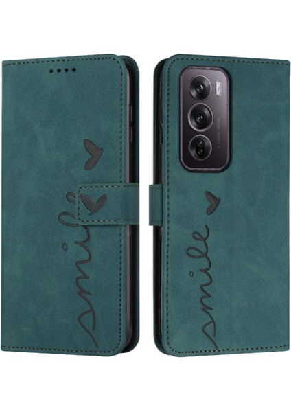 Oppo Oppo 12 Pro 5g Için Flip Case Pu Deri Aşk Cüzdan Kickstand Yan (Yurt Dışından)