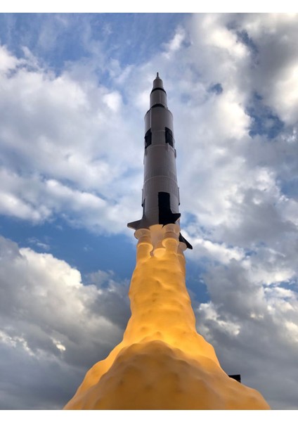 ⎥Roket Lamba, Nasa, Roket, Satürn V, Uzay, SpaceX, Satürn V Lambası, Apollo 11, Uzay Lambası