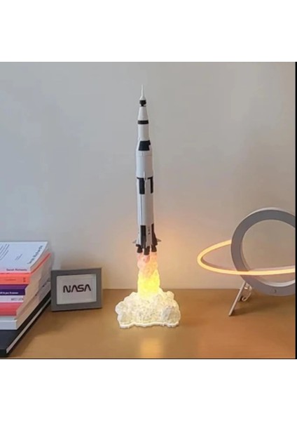 ⎥Roket Lamba, Nasa, Roket, Satürn V, Uzay, SpaceX, Satürn V Lambası, Apollo 11, Uzay Lambası